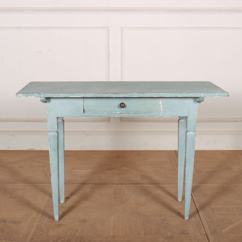 Swedish Painted Lamp Table