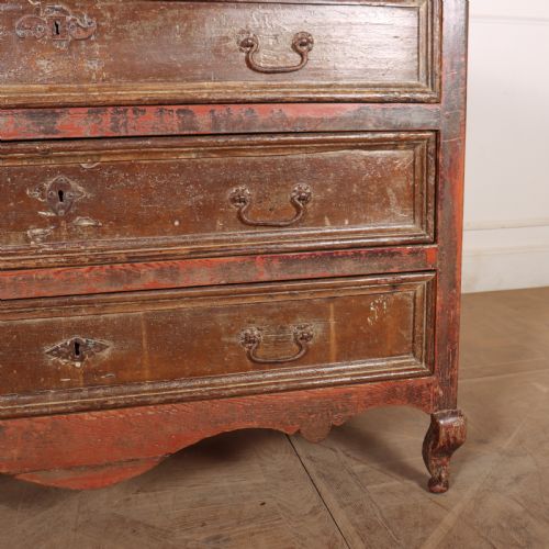 ITALIAN ORIGINAL PAINTED COMMODE - ADDITIONAL PHOTO 4