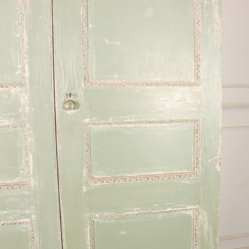 19TH CENTURY ORIGINAL PAINTED WARDROBE - ADDITIONAL PHOTO 4