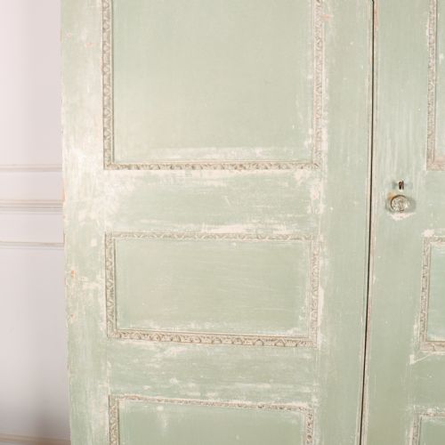 19TH CENTURY ORIGINAL PAINTED WARDROBE - ADDITIONAL PHOTO 5
