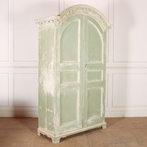 19TH CENTURY ORIGINAL PAINTED WARDROBE - ADDITIONAL PHOTO 8