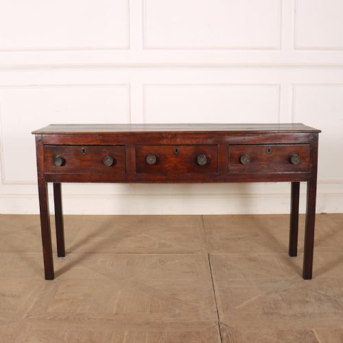 19th Century English Oak Dresser Base