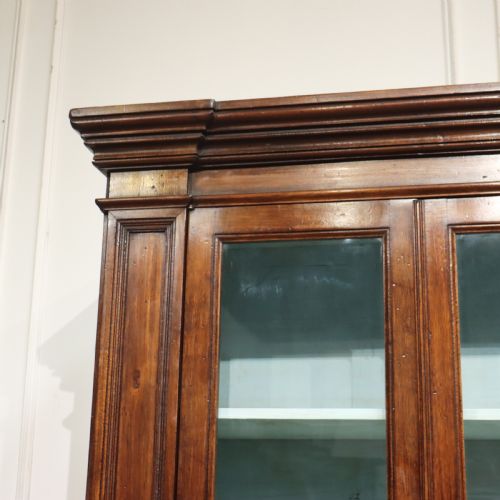 ITALIAN WALNUT GLAZED BOOKCASE - ADDITIONAL PHOTO 1