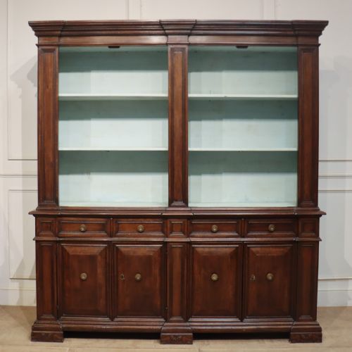 ITALIAN WALNUT GLAZED BOOKCASE - ADDITIONAL PHOTO 7