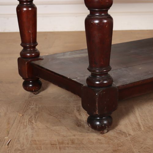 ENGLISH MAHOGANY DRAPERS TABLE - ADDITIONAL PHOTO 4