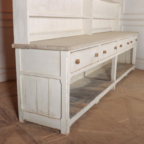 ENGLISH PAINTED COUNTRY HOUSE DRESSER - ADDITIONAL PHOTO 11