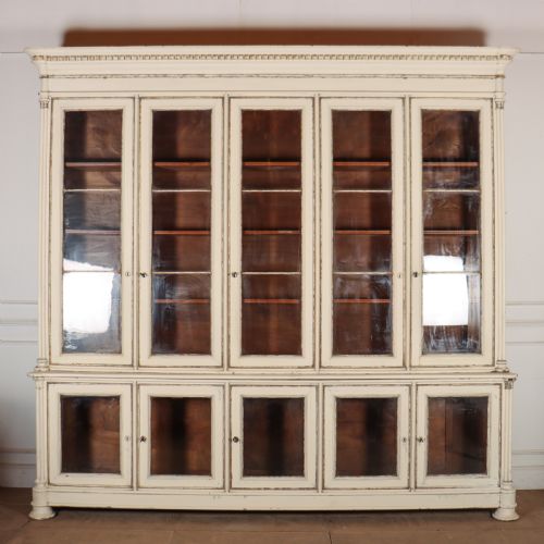 Stunning French Original Painted Bookcase
