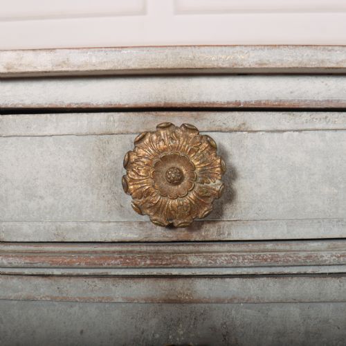 FRENCH PAINTED OAK COMMODE - ADDITIONAL PHOTO 7
