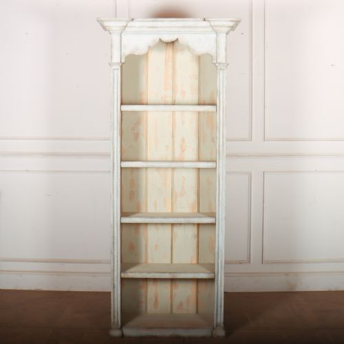 Narrow Painted French Bookcase