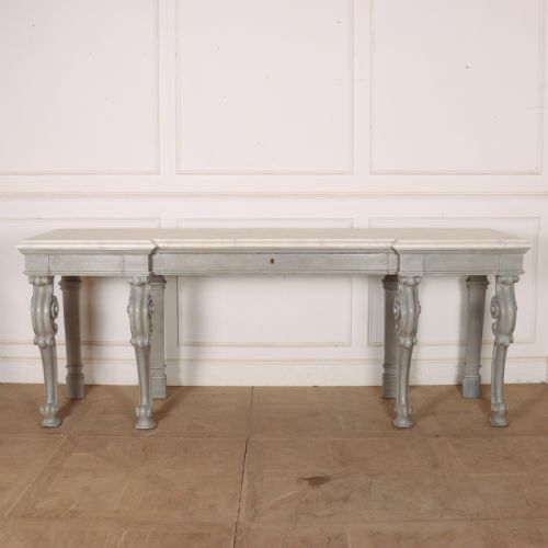 Huge 19th Century Painted Console Table