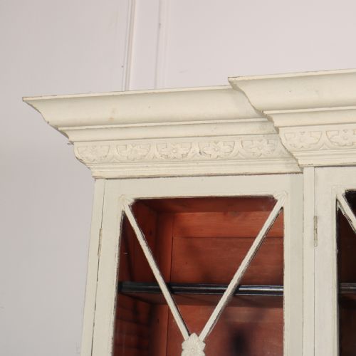 SCOTTISH PAINTED BREAKFRONT BOOKCASE - ADDITIONAL PHOTO 1