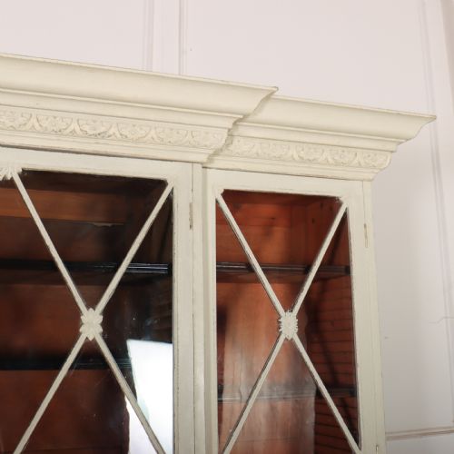 SCOTTISH PAINTED BREAKFRONT BOOKCASE - ADDITIONAL PHOTO 2