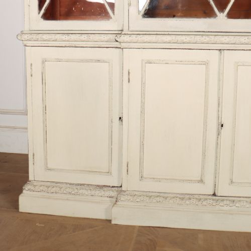 SCOTTISH PAINTED BREAKFRONT BOOKCASE - ADDITIONAL PHOTO 5