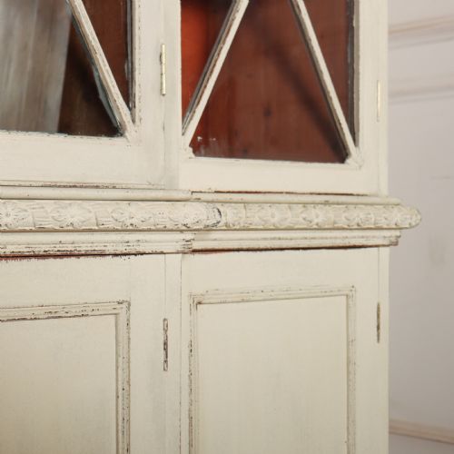 SCOTTISH PAINTED BREAKFRONT BOOKCASE - ADDITIONAL PHOTO 6