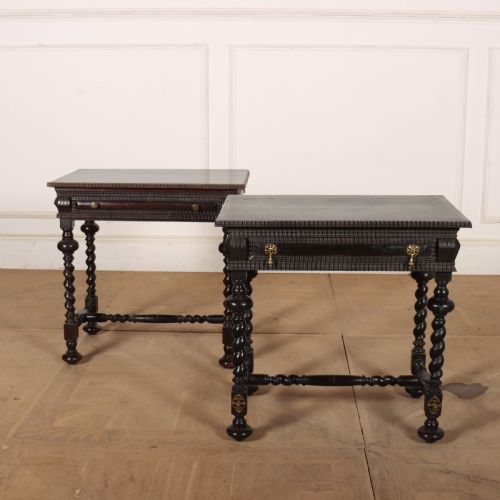 Near Pair of Portuguese Side Tables