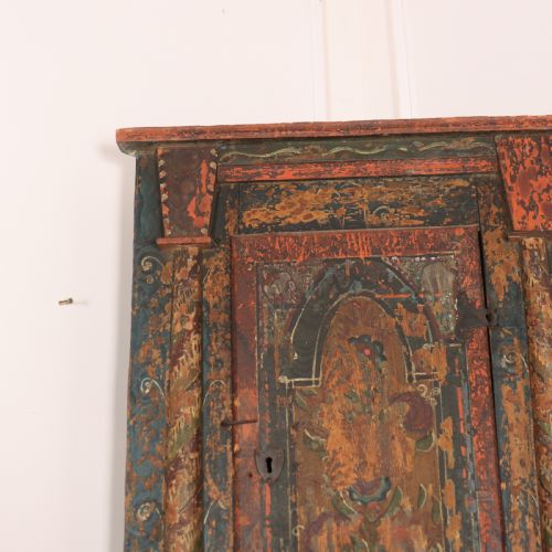 AUSTRIAN ORIGINAL PAINTED HANGING CUPBOARD - ADDITIONAL PHOTO 2
