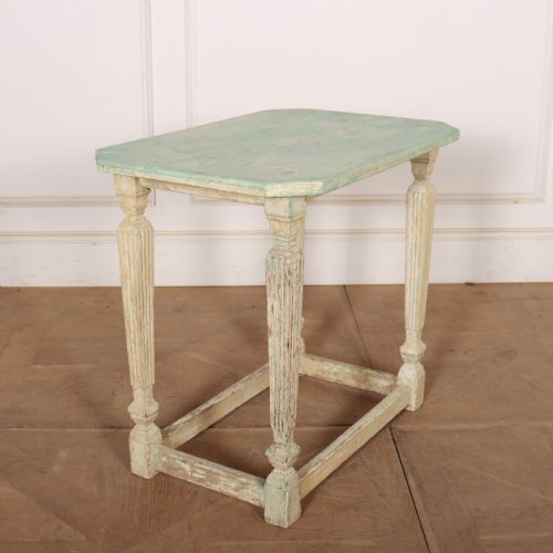 ORIGINAL PAINTED FRENCH LAMP TABLE - ADDITIONAL PHOTO 4