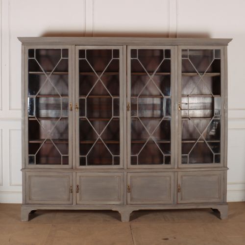 19th Century English Painted Bookcase