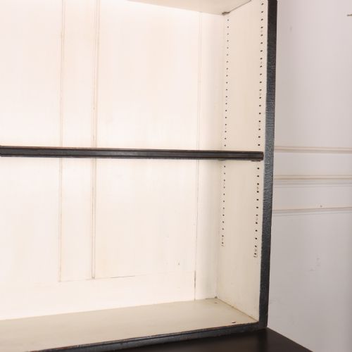 19TH CENTURY ENGLISH PAINTED OPEN BOOKCASE - ADDITIONAL PHOTO 8