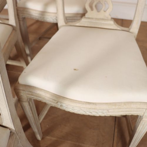 SET OF 6 GUSTAVIAN STYLE DINING CHAIRS - ADDITIONAL PHOTO 4
