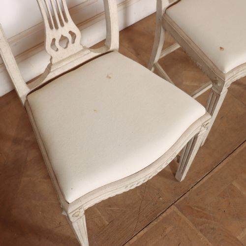 SET OF 6 GUSTAVIAN STYLE DINING CHAIRS - ADDITIONAL PHOTO 7