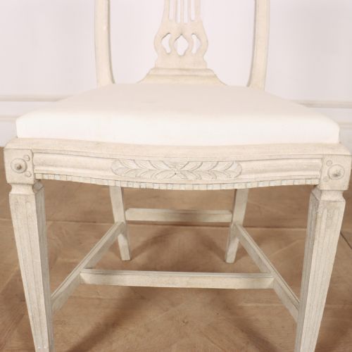 SET OF 6 GUSTAVIAN STYLE DINING CHAIRS - ADDITIONAL PHOTO 9