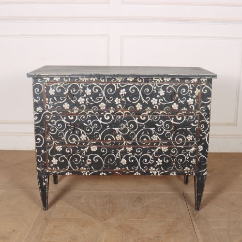 19th Century Spanish 3 Drawer Commode