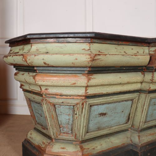 19TH CENTURY SPANISH ORIGINAL PAINTED SHOP COUNTER - ADDITIONAL PHOTO 1