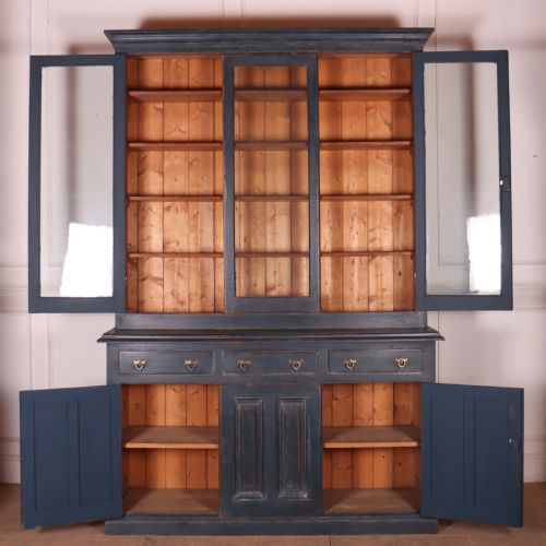 PAINTED IRISH LIBRARY BOOKCASE - ADDITIONAL PHOTO 8