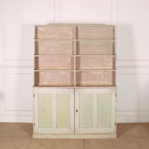 Original Painted Waterfall Bookcase