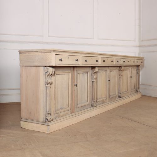 Scottish Bleached Oak Dresser Base