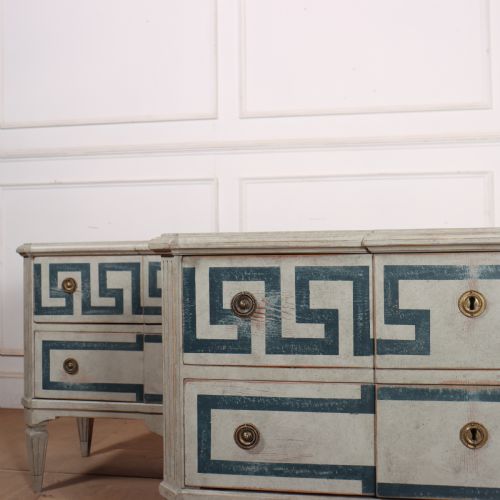 PAIR OF SWEDISH TWO DRAWER COMMODES - ADDITIONAL PHOTO 5