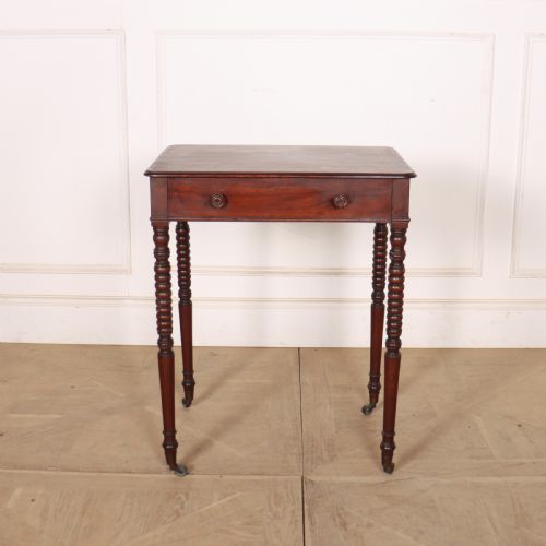 English Mahogany Side Table