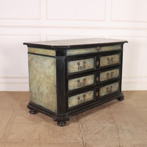 18TH CENTURY ITALIAN PAINTED COMMODE - ADDITIONAL PHOTO 6