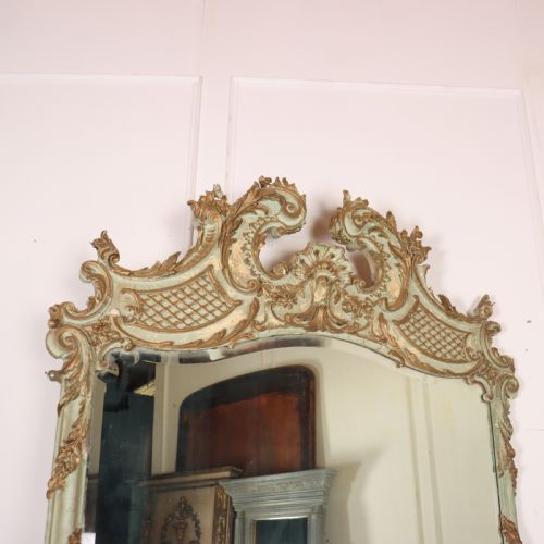 FRENCH ORIGINAL PAINTED MIRROR - ADDITIONAL PHOTO 3
