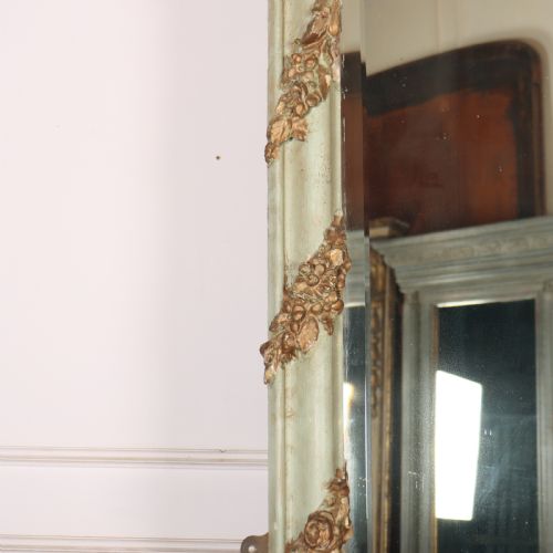 FRENCH ORIGINAL PAINTED MIRROR - ADDITIONAL PHOTO 5