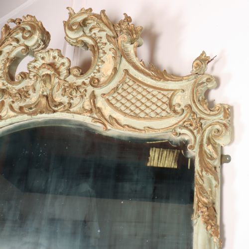 FRENCH ORIGINAL PAINTED MIRROR - ADDITIONAL PHOTO 7