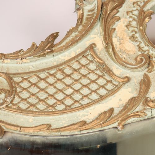 FRENCH ORIGINAL PAINTED MIRROR - ADDITIONAL PHOTO 8