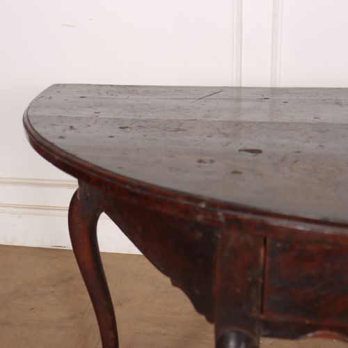 PAIR OF ITALIAN DEMILUNE CONSOLE TABLES - ADDITIONAL PHOTO 6