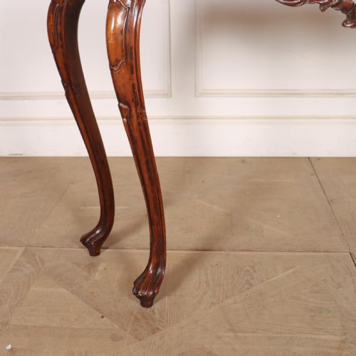 1920'S ITALIAN SERPENTINE CONSOLE TABLE - ADDITIONAL PHOTO 2
