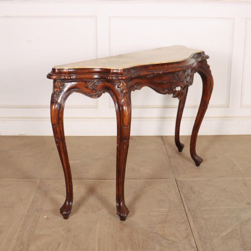 1920'S ITALIAN SERPENTINE CONSOLE TABLE - ADDITIONAL PHOTO 6