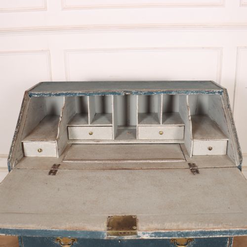 ENGLISH PAINTED BUREAU - ADDITIONAL PHOTO 4