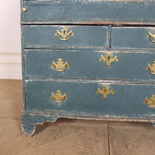 ENGLISH PAINTED BUREAU - ADDITIONAL PHOTO 9