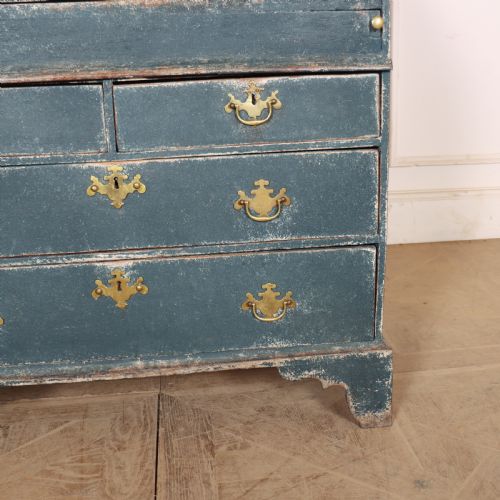 ENGLISH PAINTED BUREAU - ADDITIONAL PHOTO 10