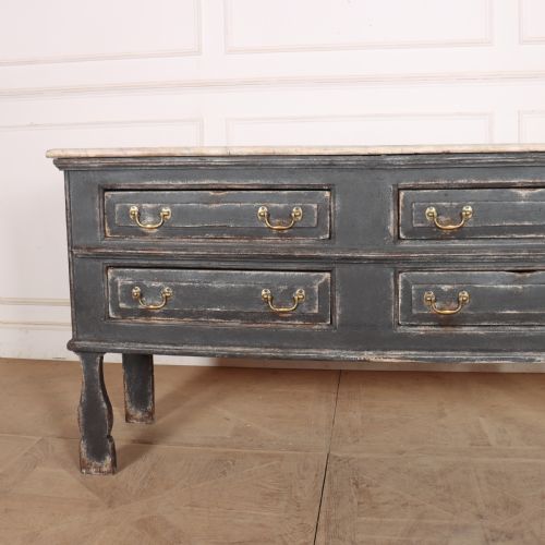 ENGLISH PAINTED DRESSER BASE - ADDITIONAL PHOTO 1