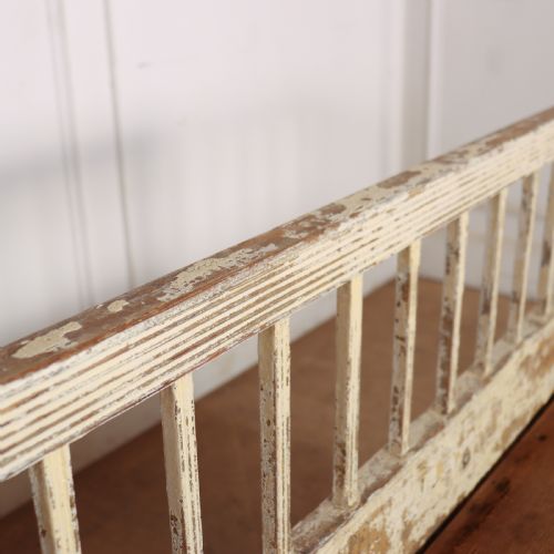 SWEDISH ORIGINAL PAINTED SETTLE BENCH - ADDITIONAL PHOTO 6