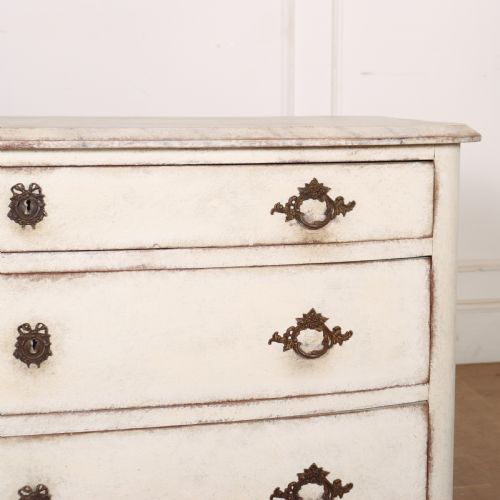 FRENCH BOW FRONT COMMODE - ADDITIONAL PHOTO 5