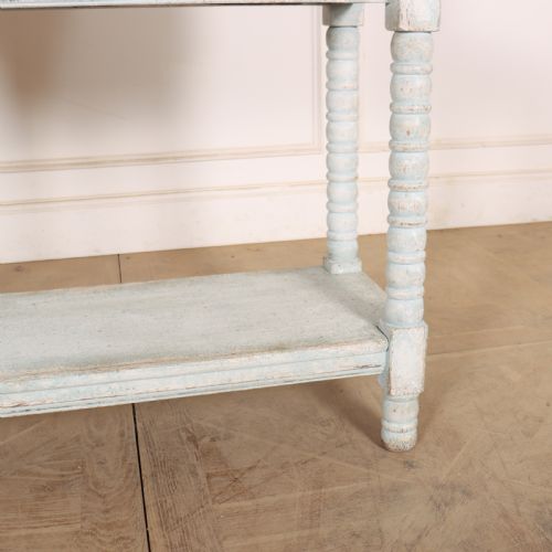 ENGLISH PAINTED MARBLE TOP WASHSTAND - ADDITIONAL PHOTO 3