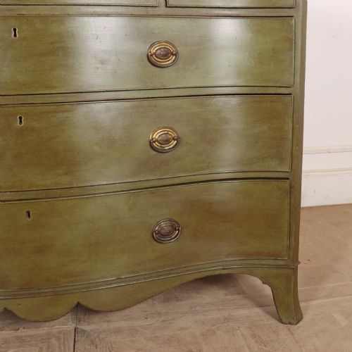 ENGLISH SERPENTINE FRONT COMMODE - ADDITIONAL PHOTO 3