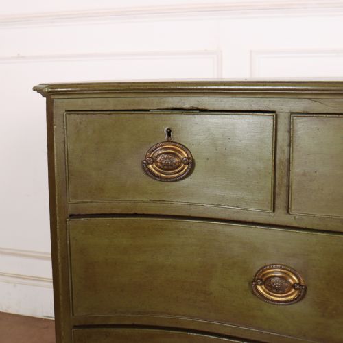 ENGLISH SERPENTINE FRONT COMMODE - ADDITIONAL PHOTO 6